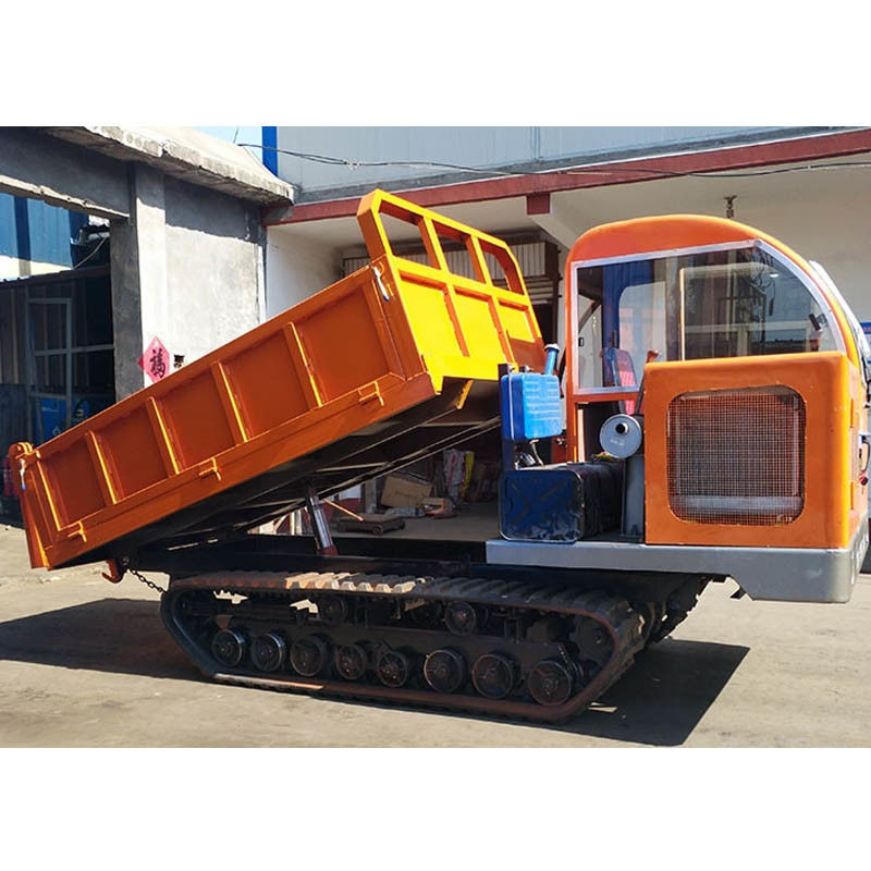 Máy hàn bánh xích loại máy xúc lật nhỏ gọn thủy lực